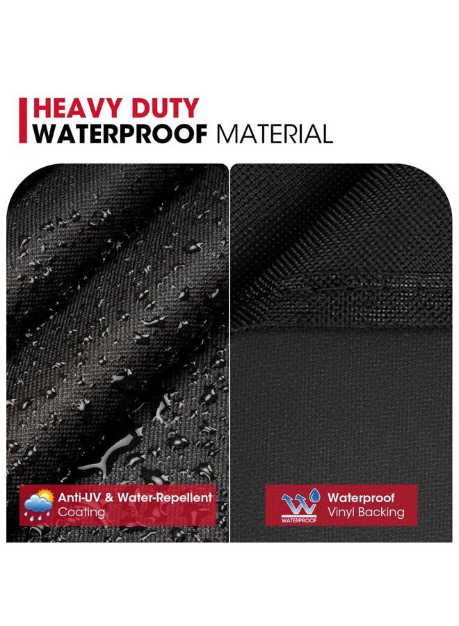 Unicook Grill Cover Compatible for Weber Performer Deluxe Grills 22-Inch, Performer Charcoal Grill Cover, Heavy Duty Waterproof Fade Resistant Barbecue Cover, Compared to Weber 7152 - Image 3