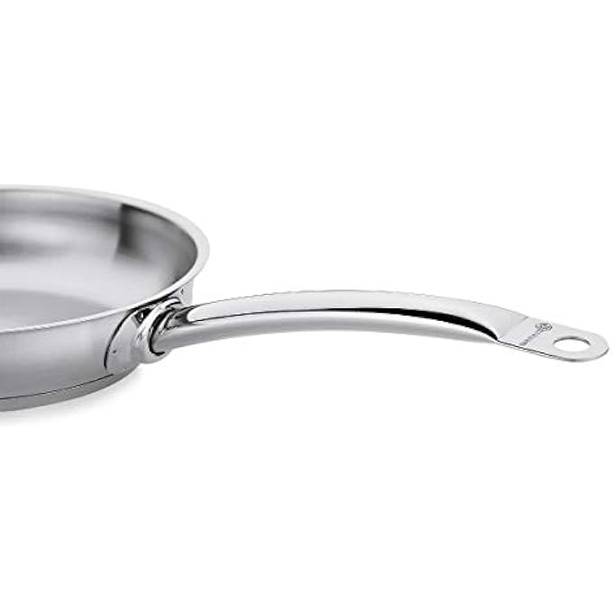 Korkmaz Proline Frypan 20X45Cm  TriPly Bottom Stainless Steel Sandwich Bottom Induction Compatible Fry Pan  Silver  Ka1152 - Image 5