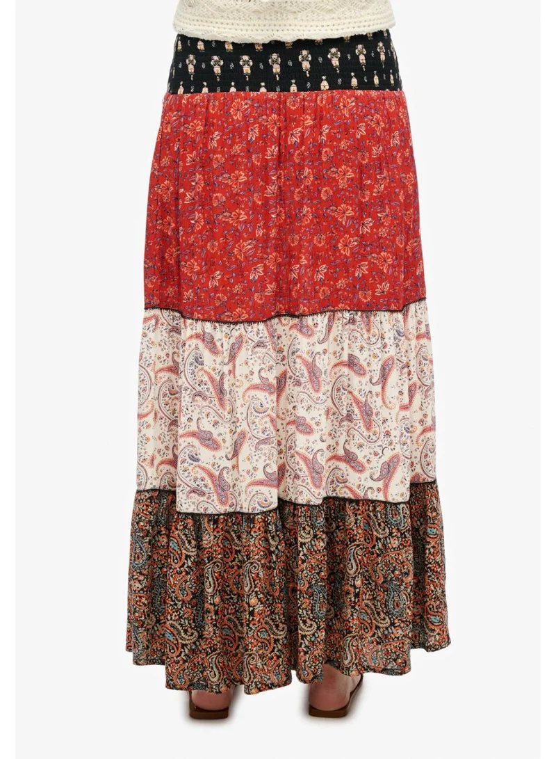 Superdry  Printed Maxi Skirt for Women | Best Price UAE