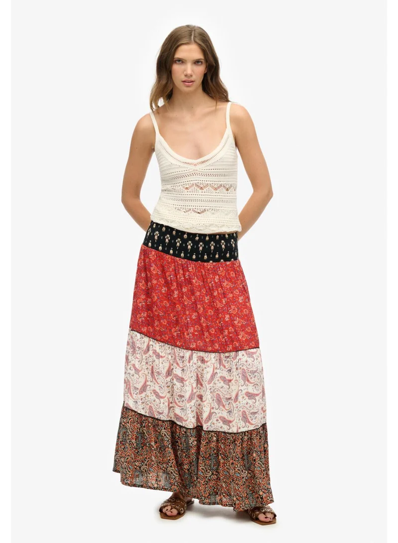 Superdry  Printed Maxi Skirt for Women | Best Price UAE