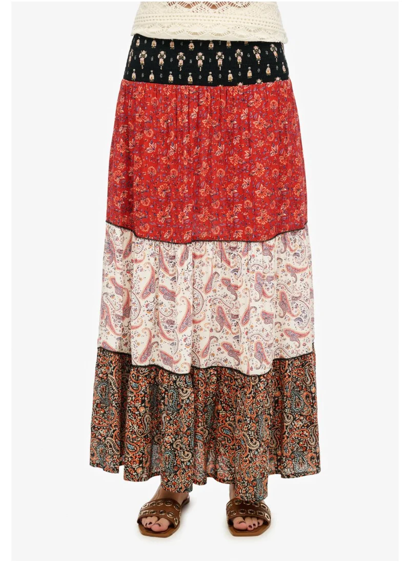 Superdry Printed Maxi Skirt