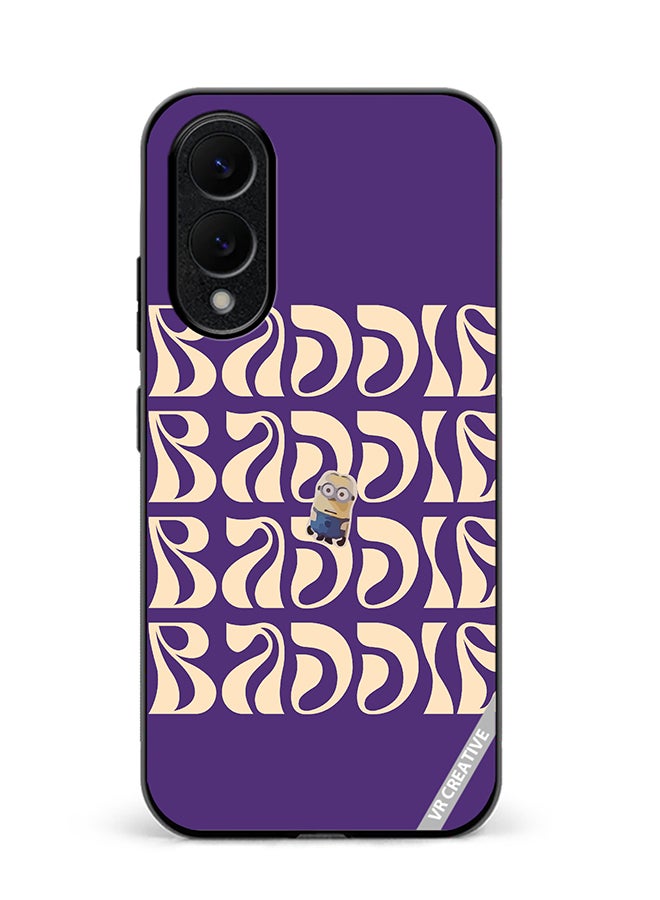 VR CREATIVE Protective Case Cover For Samsung Galaxy S25 Edge Baddie With Minion Design Multicolour