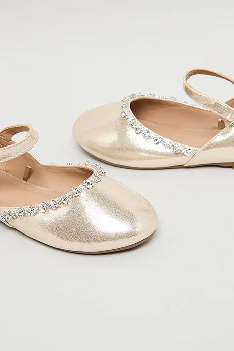 R&B Embellished Flat Shoes
