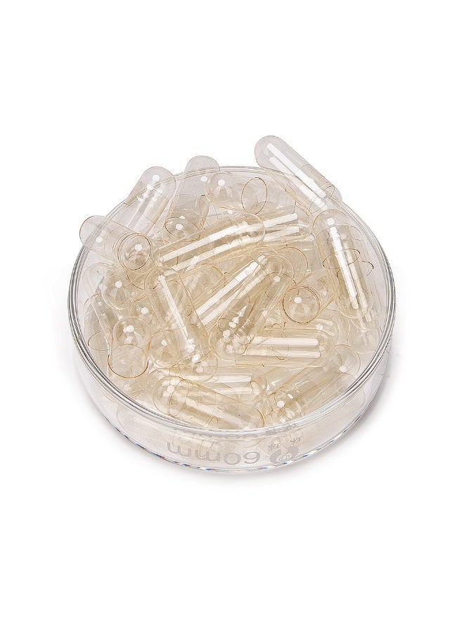 150 PCS Count Capsules Express Empty Capsules Pure Pill Capsule DIY Powder Filling Clear Empty Vegetarian Capsules - Image 3