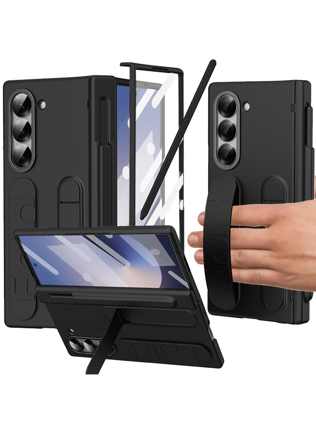 سامسونج Samsung For Samsung Galaxy Z Fold 8 Ultra Case With S Pen Holder Slim Stylus