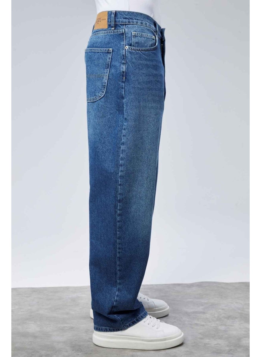 Cedy Denim - Men's High Waist Baggy Skater Jean - Image 1