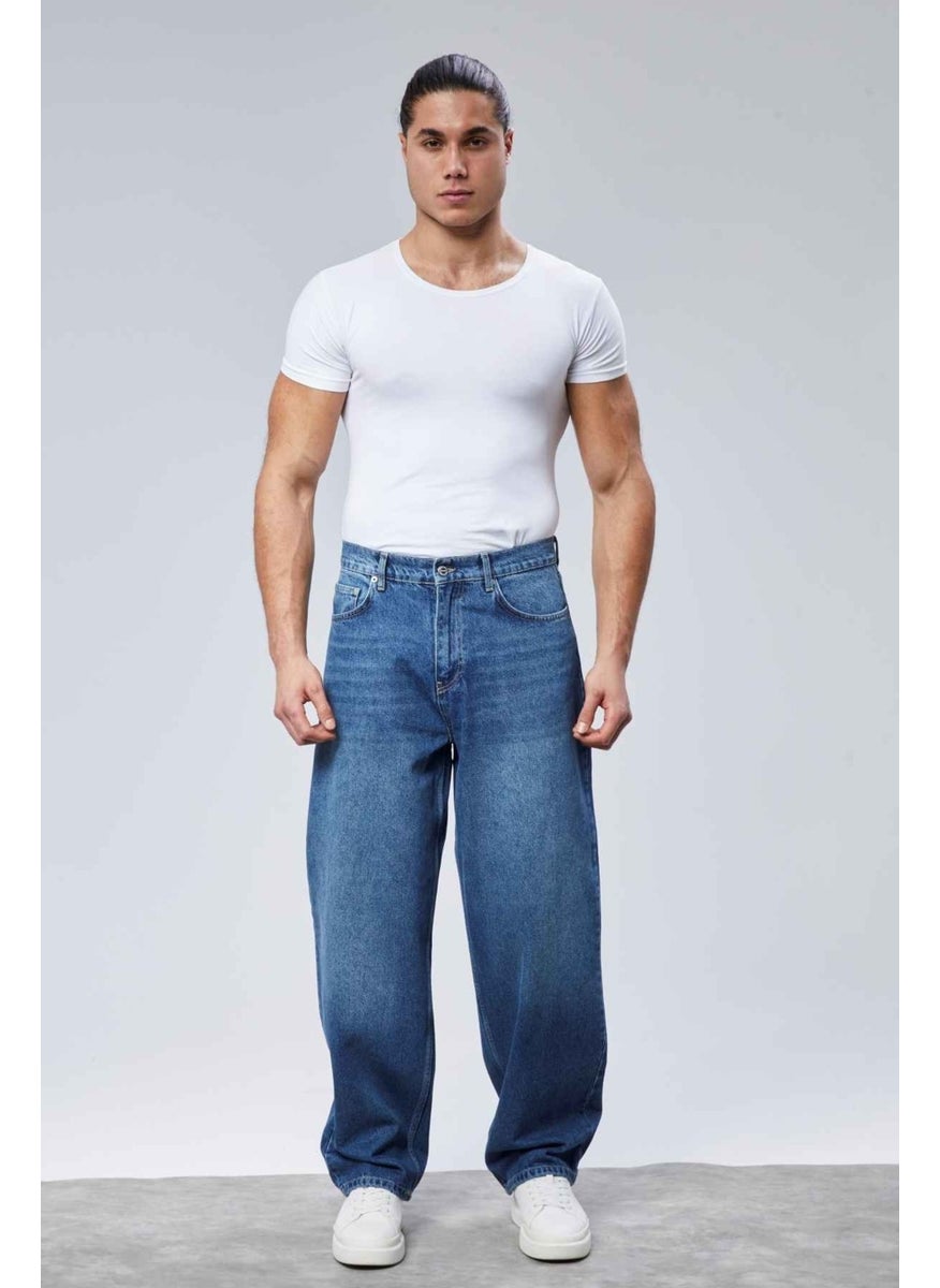 Cedy Denim - Men's High Waist Baggy Skater Jean - Image 1