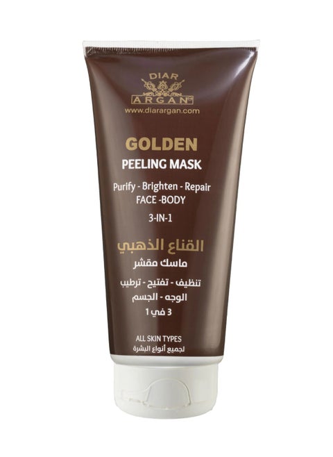 The Golden Mask 3-in-1 exfoliating mask from Diar Argan - 200 ml