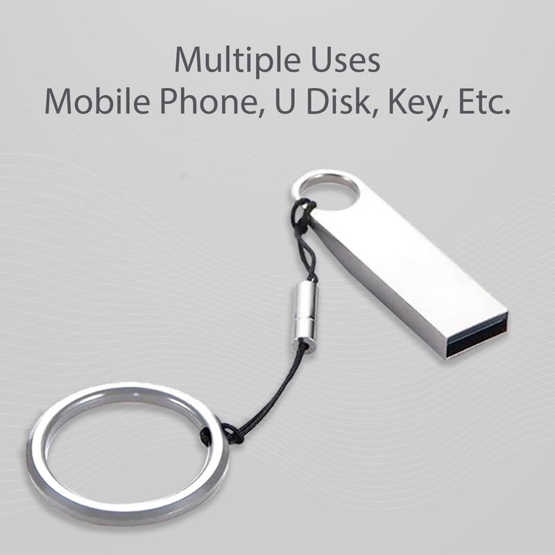 GadgetBite Multipurpose Nylon Lanyard Strap with Metal Ring Keychain – Versatile Cell Phone Case Holder for Phones, Keys, Cameras, IDs, and USB Drives - Image 3