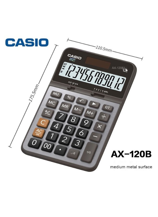 Generic DJ-220DPLUS-WA-DP 12 Digits Calculator Silver 