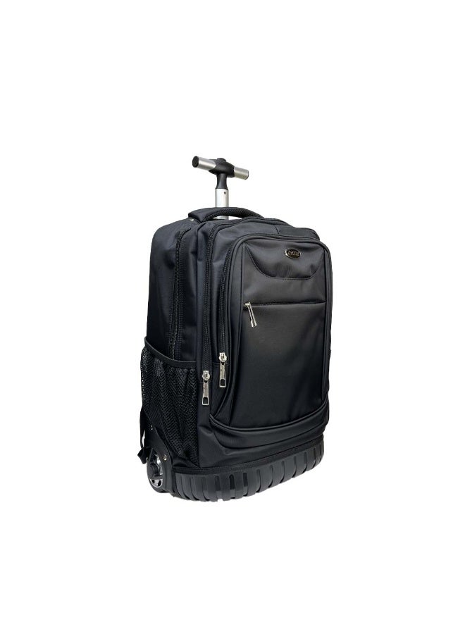 نوزكي حقيبة مدرسية بعجلات نوزكي 19 بوصة | حقيبة ظهر مدرسية متينة وواسعة بعجلات | حقيبة 2 في 1 (ترولي + حقيبة ظهر) للبنين والبنات - Image 3