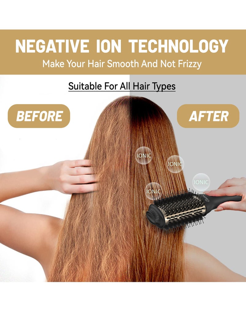 iMESA New hot air brush, 1000W electric hair dryer brush, styler and hair volumizer; 4-in-1 facial pore blackhead remover vacuum cleaning instrument, more cost-effective combination purchase  - Image 3