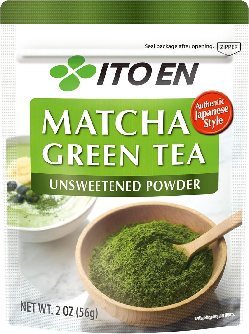 Ito En Unsweetened Matcha Green Tea Powder, 2 Ounce - Image 1