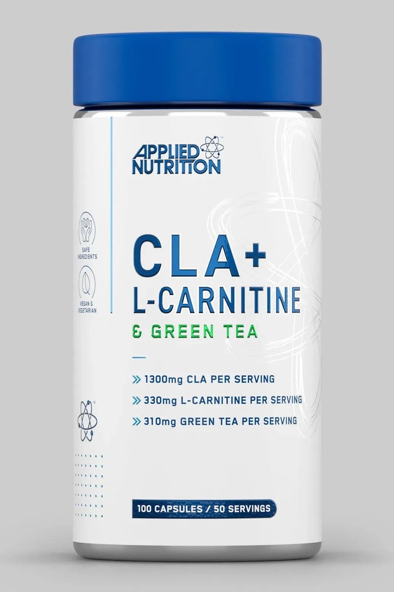 أبلايد نيوتريشن التغذية التطبيقية - حمض الكارنتينيك و الشاي الأخضر، 100 كبسولة هلامية، 50 وجبة - Image 1