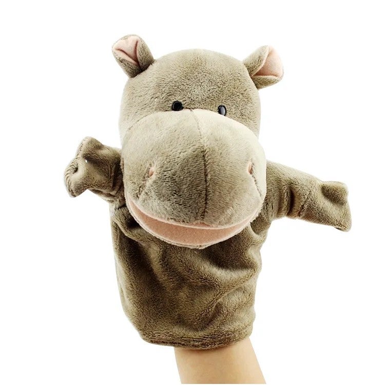 Y&D Stuffed Animal Toys - Kawaii Plush Puppet Dolls with Educational Features for Babies & Toddlers, Soft Lion Elephant Dinosaur Monkey Cuddly Toys, Perfect Gift for Children - Image 1