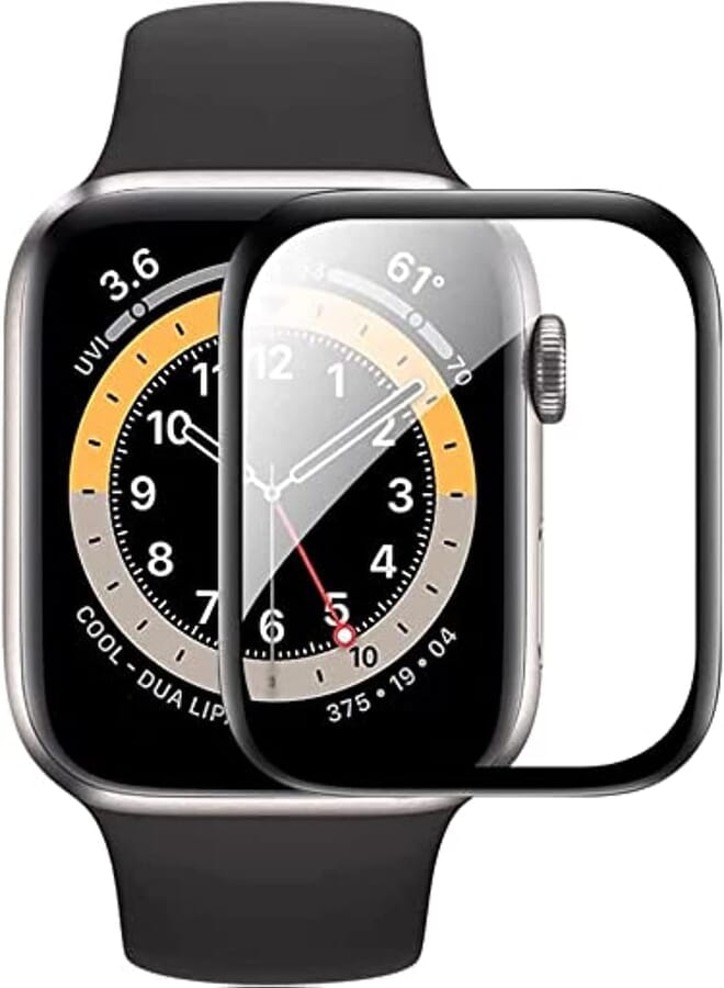 Next Next Store 41mm Screen Protector for iWatch Series 7/8/9, 3D Curved Soft Edge Bumper Protective Film - Multi