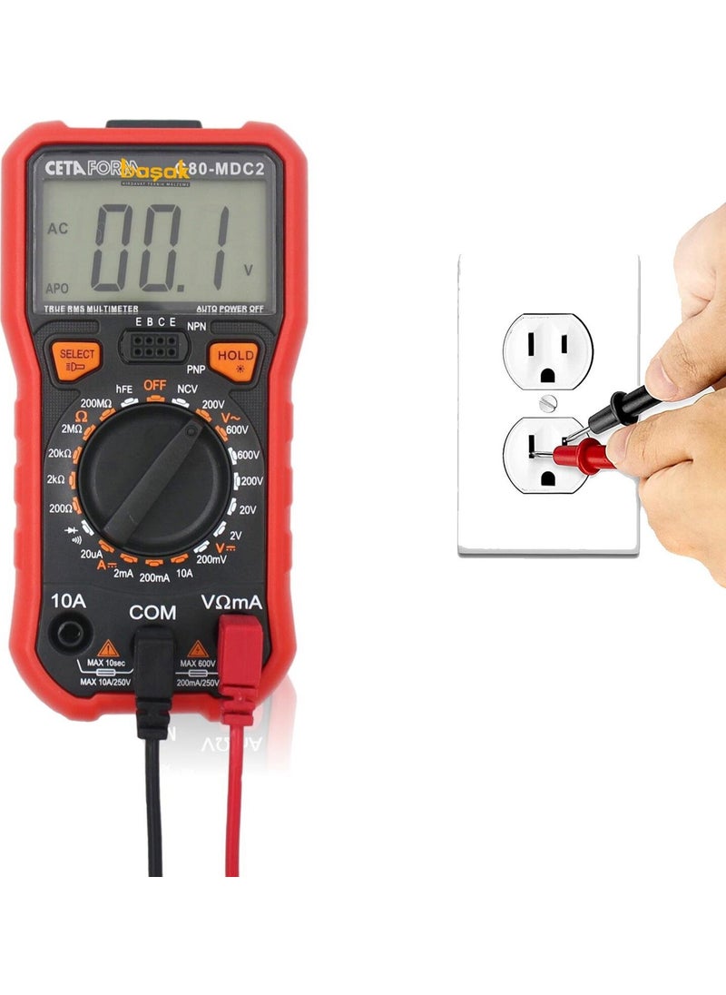 Ceta Form Digital Multimeter (Dc Current-Manual Classification) G80-MDC2  - Image 2