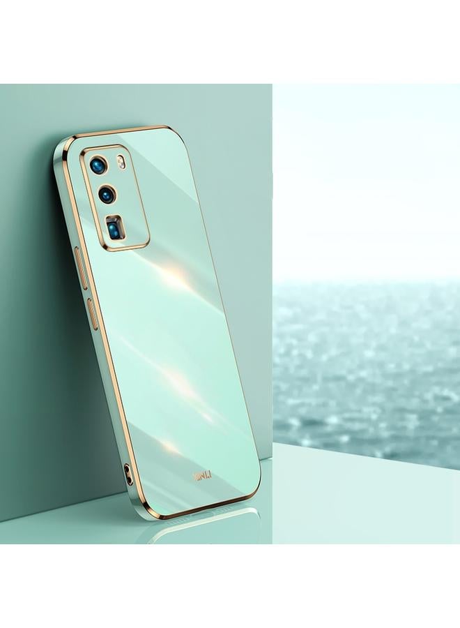 The Bros Case For Huawei P40 Straight Edge 6D Electroplate TPU Phone Case