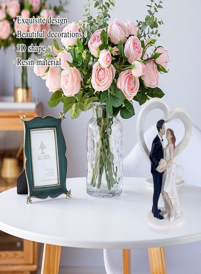 CHELEI2019 4.5" Wedding Cake Toppers Bride and Groom Figures Ornament Toy Gifts Party Decor - Image 5