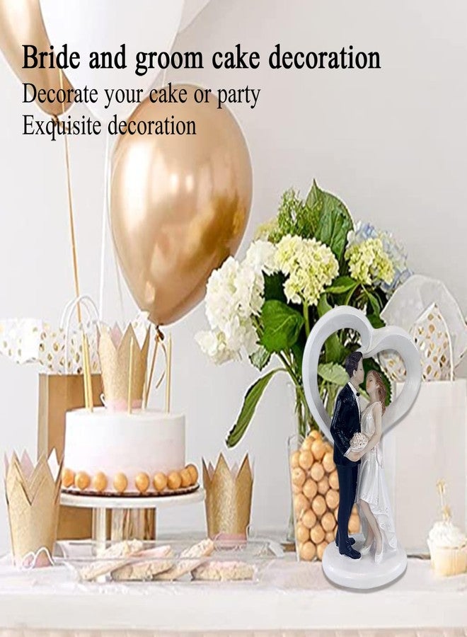 CHELEI2019 4.5" Wedding Cake Toppers Bride and Groom Figures Ornament Toy Gifts Party Decor - Image 4