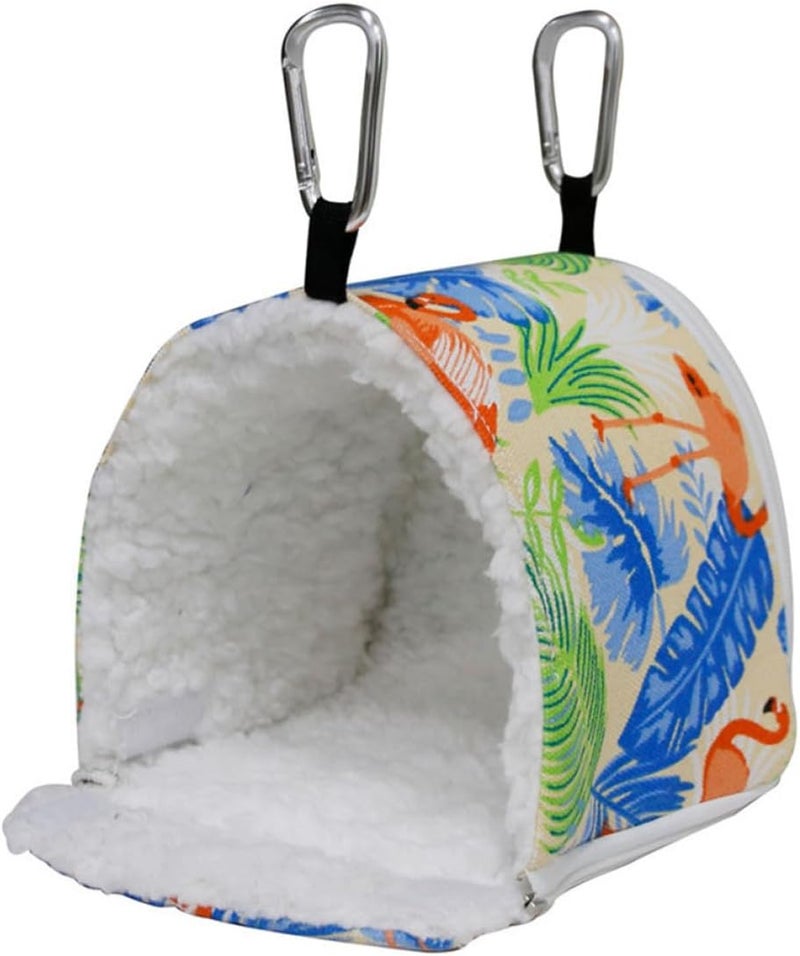 Toyvian Portable Foldable Hamster Nest, Soft Cotton Warm Pet Bed 15x15x15cm, Suitable for Small Animals, Hamsters, Squirrels, and Parrots - Image 1