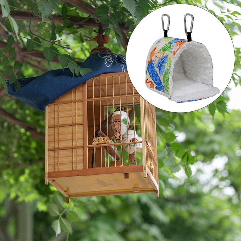 Toyvian Portable Foldable Hamster Nest, Soft Cotton Warm Pet Bed 15x15x15cm, Suitable for Small Animals, Hamsters, Squirrels, and Parrots - Image 5