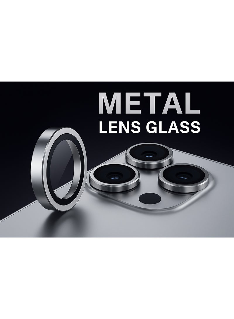 ليتو إسكرينة حماية عدسات كاميرا iPhone 17 Pro Max من LITO الأوريجينال – عدسات فضيّة فاخرة وأنيقة تكمل جاذبية هاتفك، بوضوح فائق الجودة HD وحماية قوية تمنحك الأمان الكامل لعدسات الكاميرا! - Image 5