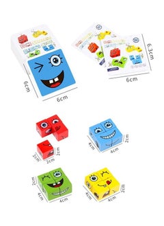 NIBEMINENT Emotion Blocks Face Educational Toys 18x18x3.5cm  - Image 3