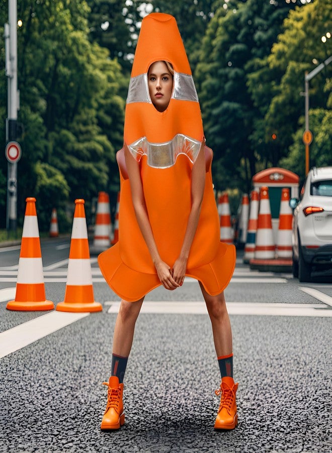 VZQI - Traffic Cone Halloween Orange Costume - Image 5