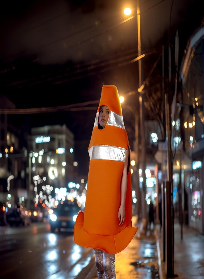 VZQI - Traffic Cone Halloween Orange Costume - Image 3