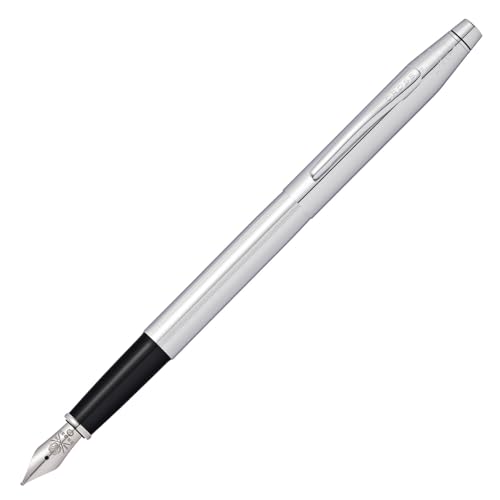 Cross Classic Century Refillable Fountain Pen, Medium Nib, Includes Premium Gift Box - Lustrous Chrome - Image 5
