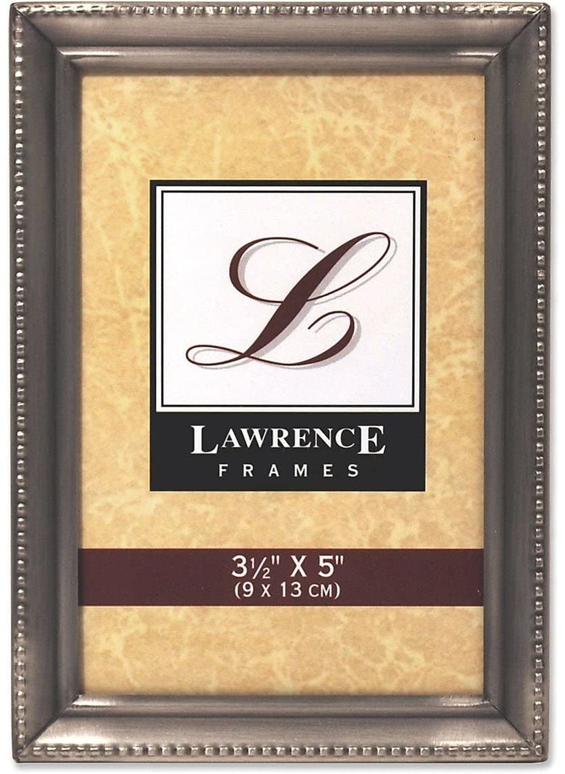 Lawrence Frames Lawrence Frames Bead Border Design 35x5 Pewter 