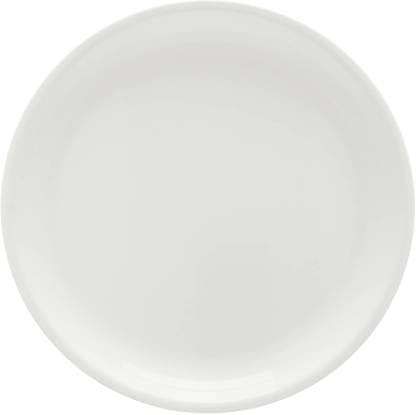 Coolkart Food Grade Virgin Round Half Plate Set Set of 6 White - Image 3