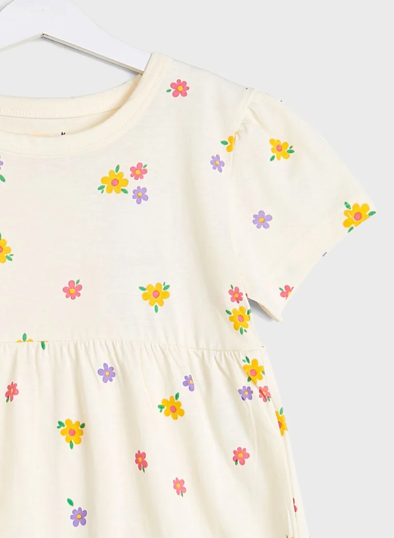 Pinata All Over Printed Casual Knitted Dress