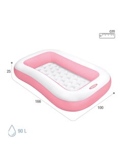 INTEX Intex Rectangular Pool Inflated Size: 166cm x 100cm x 25cm  - Image 4