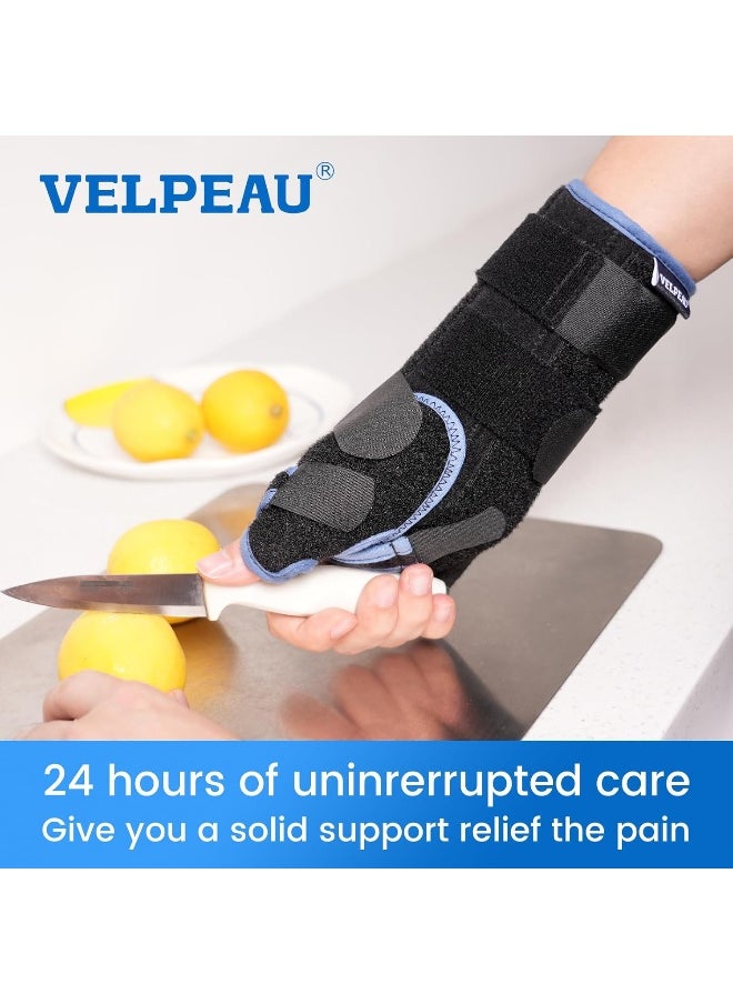 Velpeau - Wrist Brace With Thumb Spica Splint For De Quervain'S Tenosynovitis, Carpal Tunnel Pain, Stabilizer For Tendonitis, Arthritis, Sprains & Fracture Forearm Support Cast (Regular, Right Hand-S) - Image 1