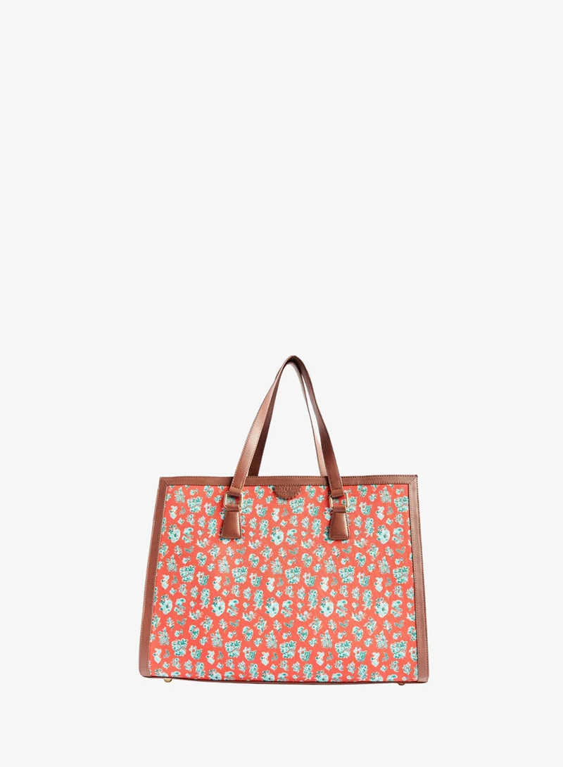 تشومباك Teal By Chumbak Wildflower Office Tote