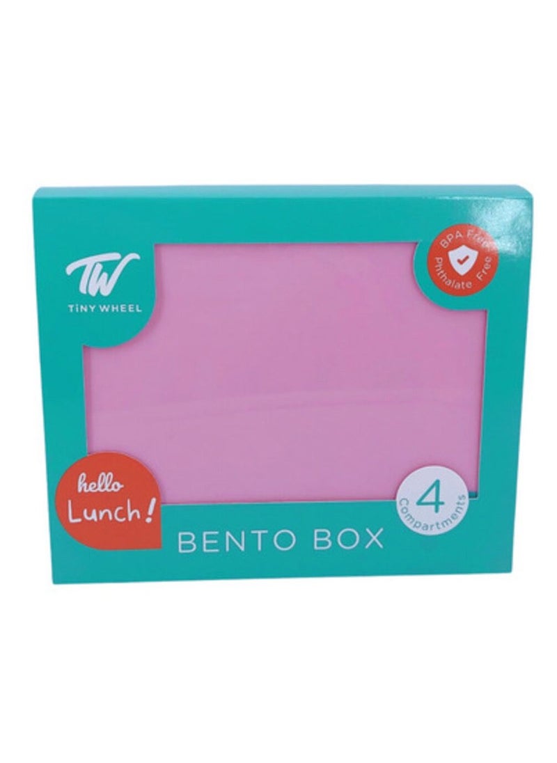 TINY WHEEL Tiny Wheel Baby  Lunch Box 4 Compartments, Pink  - Image 3