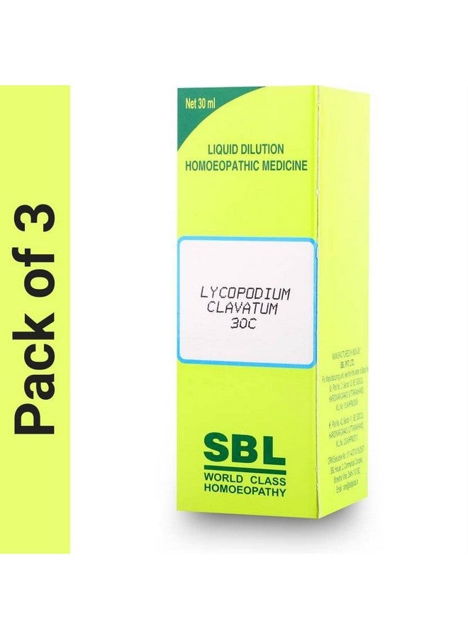 إس بي إل سائل ليكوبوديوم كلافاتوم 30 سي (3 × 30 جم)