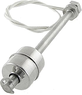 uxcell uxcell Stainless Steel Float Switch for Water Pump Tank Swimming Pool Garden Pond Liquid Water Level Sensor M10X1.5 - Image 1