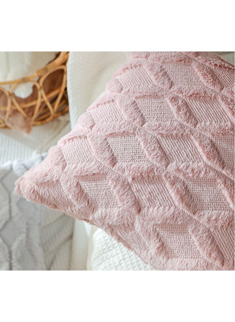 2 PCS Of Throw Pillow With Extra Comfort And Fluffy Material With Soft Handfeel