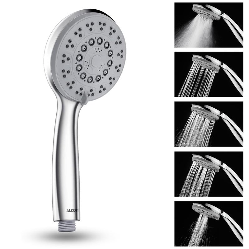 ALTON SHR22355 ABS 4INCH 5Function Hand Shower Only Chrome Finish - Image 1