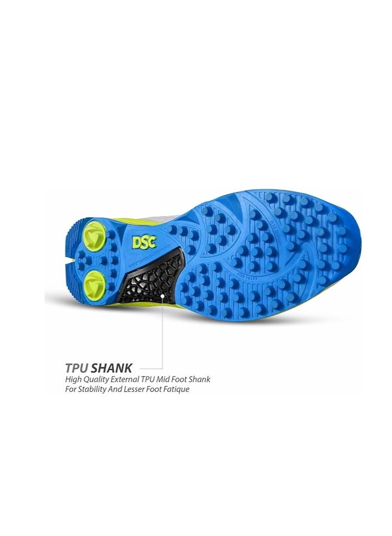 DSC Jaffa 22 Cricket Shoes| For Boys and Men | Lightweight | Embossed Design | 12 UK, 13 US, 46 EU - Image 2