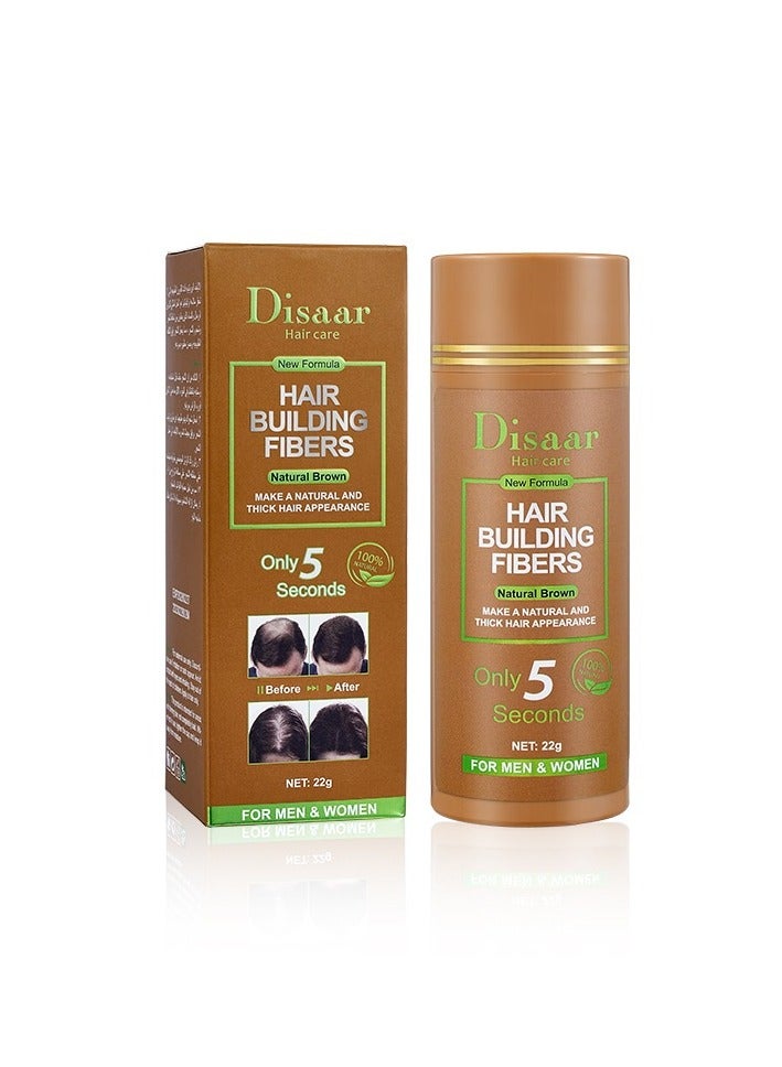 Disaar hair building fibers natural brown 22g
