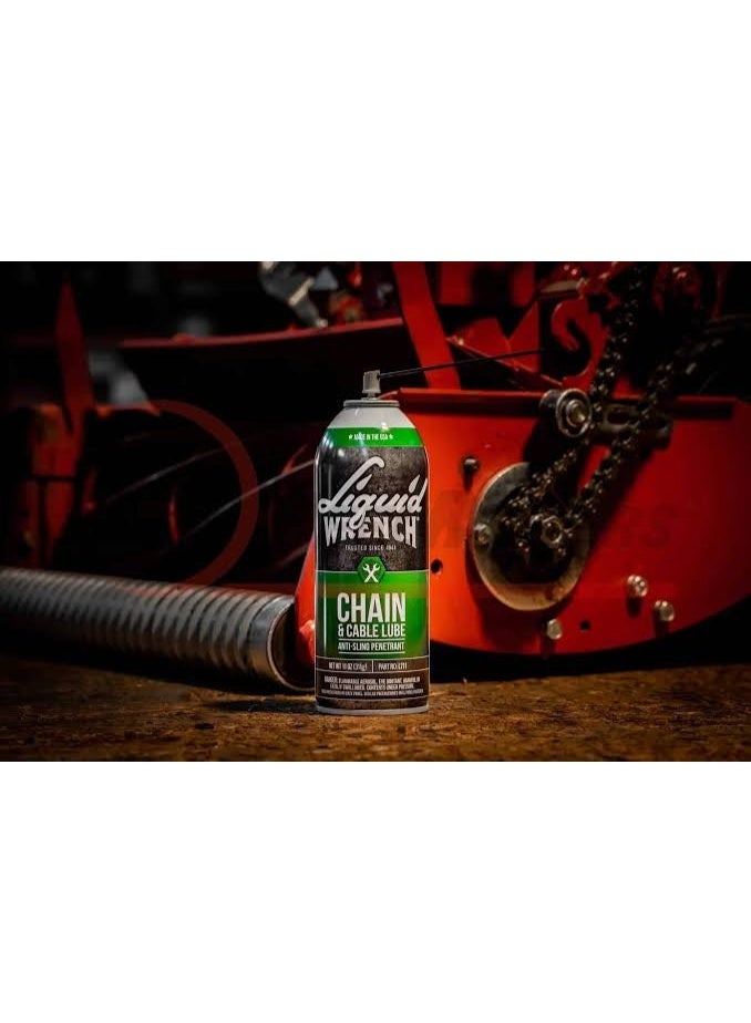 Liquid Wrench L711 Chain & Cable Lube - 11 oz. Anti-Sling Penetrant - Image 5