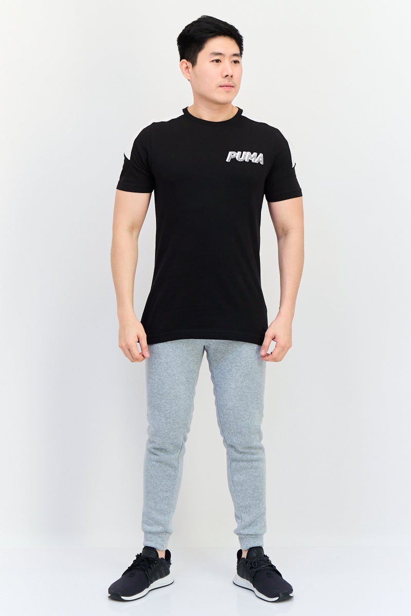 PUMA Men Regular Fit Short Sleeves Outdoor T-Shirt, Black - Image 4