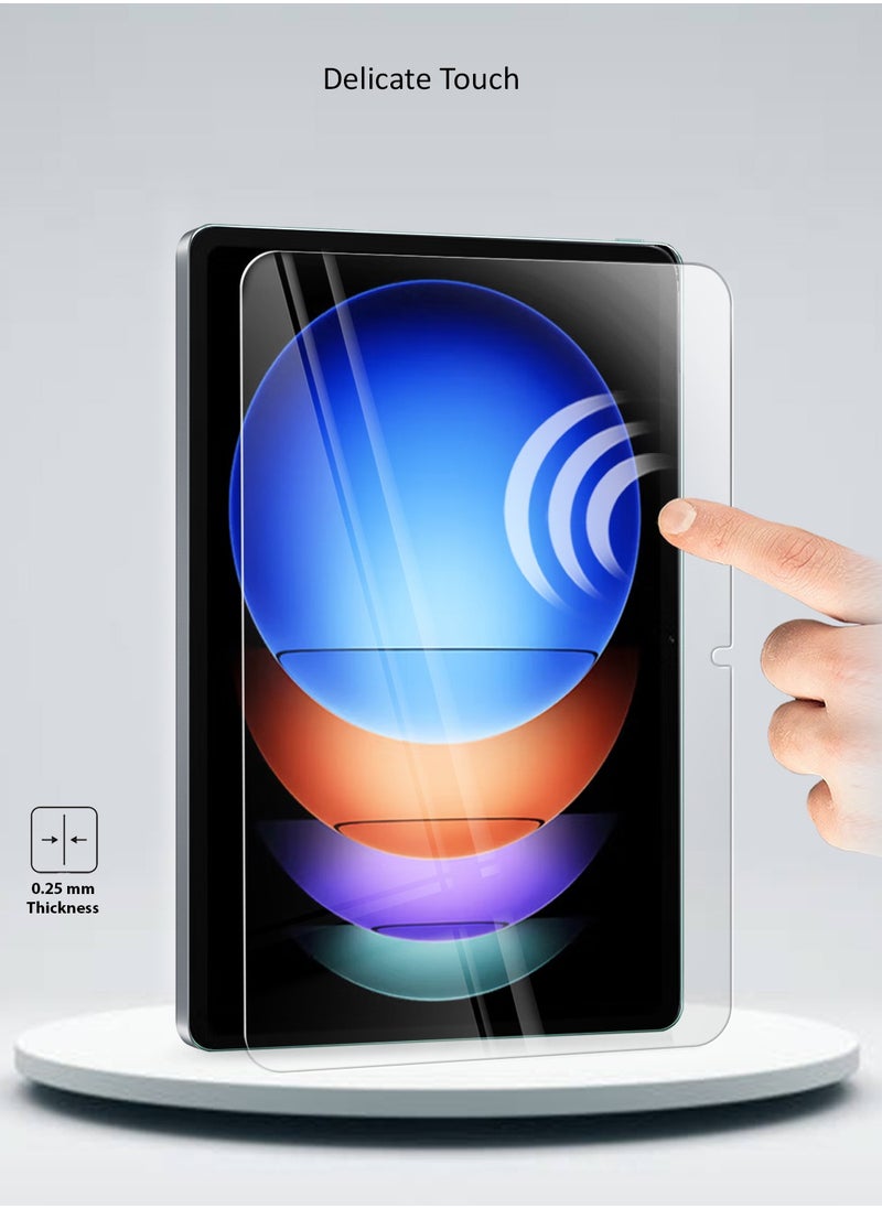 Wtech Xiaomi Pad 6S Pro 12.4 Inch 2024 9H Ultra HD Tempered Glass Screen Protector Clear  - Image 3