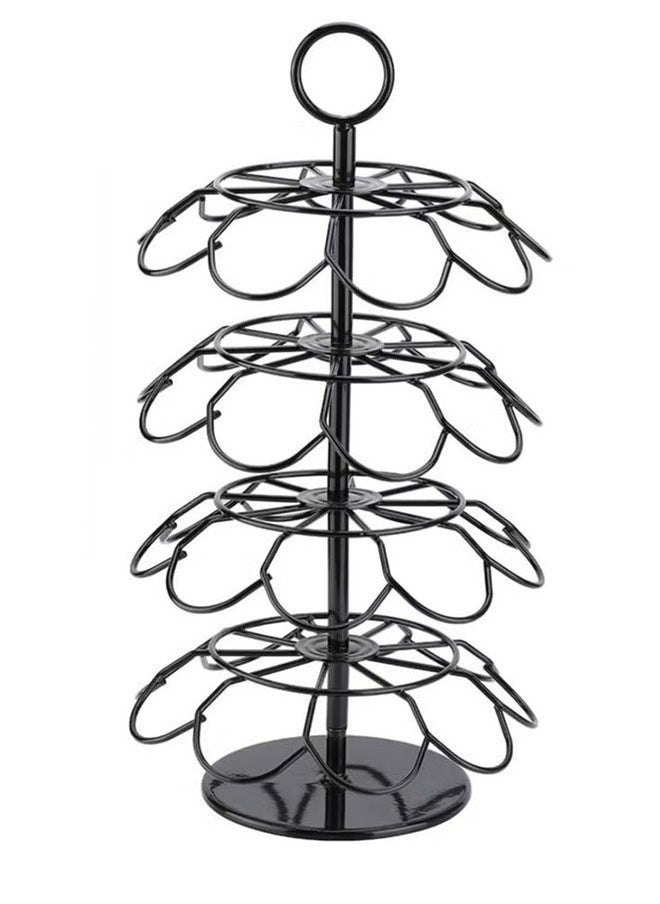 RollsTimi  Stainless Steel Rotating Coffee Capsule Holder,Black  - Image 1