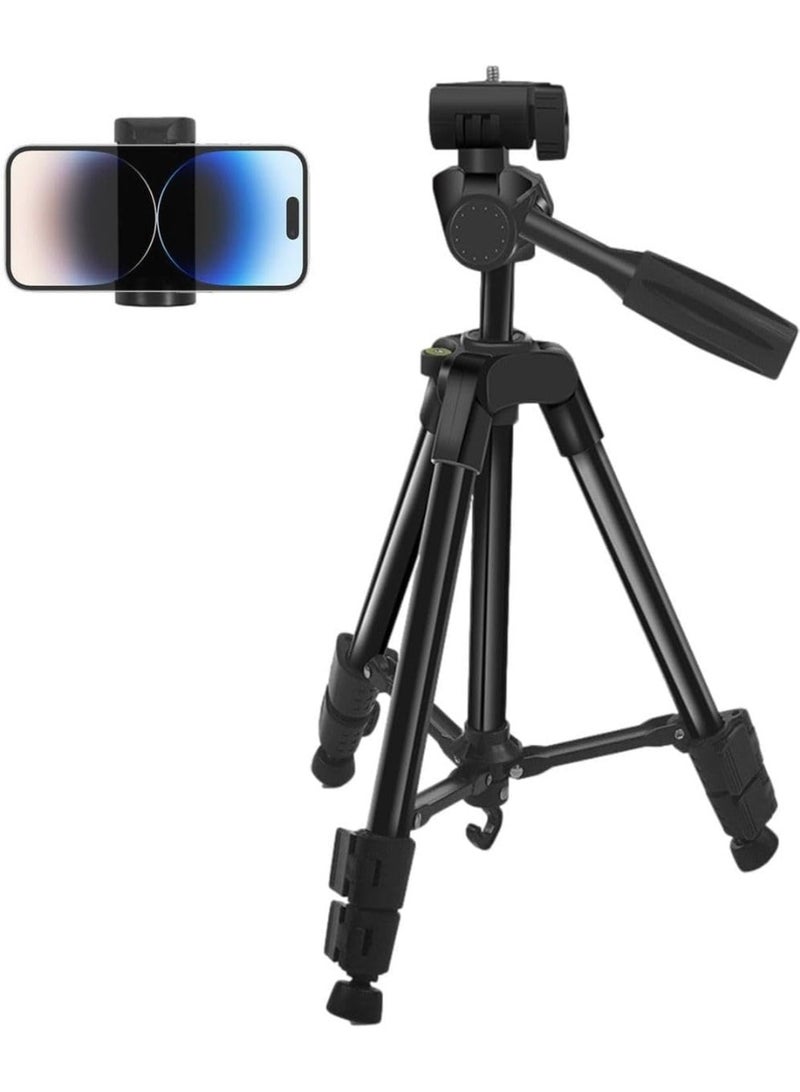 Camera-Tripod, Professional Aluminum Heavy Duty Tripod Stand for Mirrorless Camera/DSLR/Cell Phone/Camcorder, with Travel Bag F-10T  - Image 2