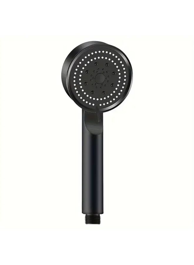 1PC Black Classic Round High Pressure Shower Head 5 Spray Modes Wall Mounted Adjustable Handheld Water Saving - Image 5